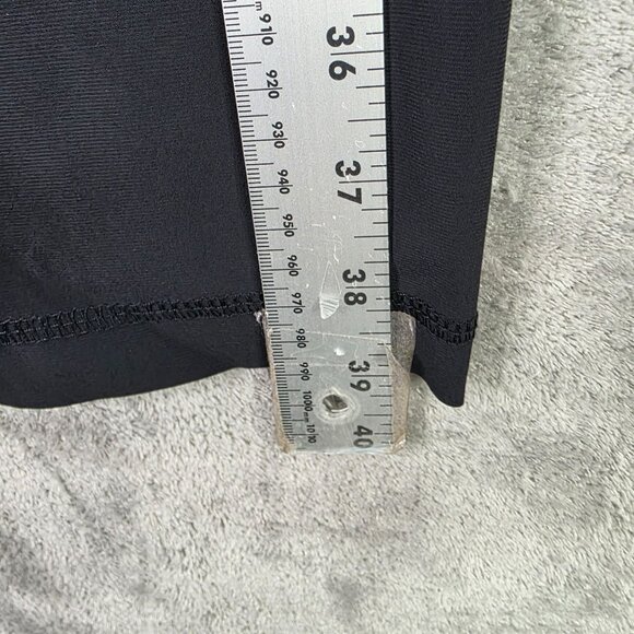 Womens Black LEG3ND Jogger Pants Drawstring Elastic Waistband Zippered Pockets S - Picture 8 of 10